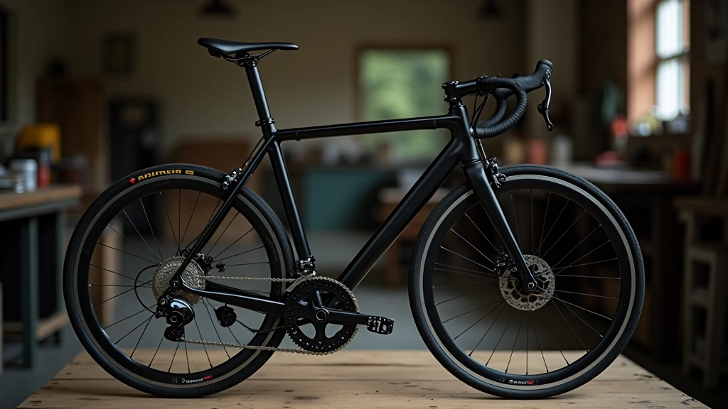 Complete bicycle frame showing all components secured properly with no loose parts visible